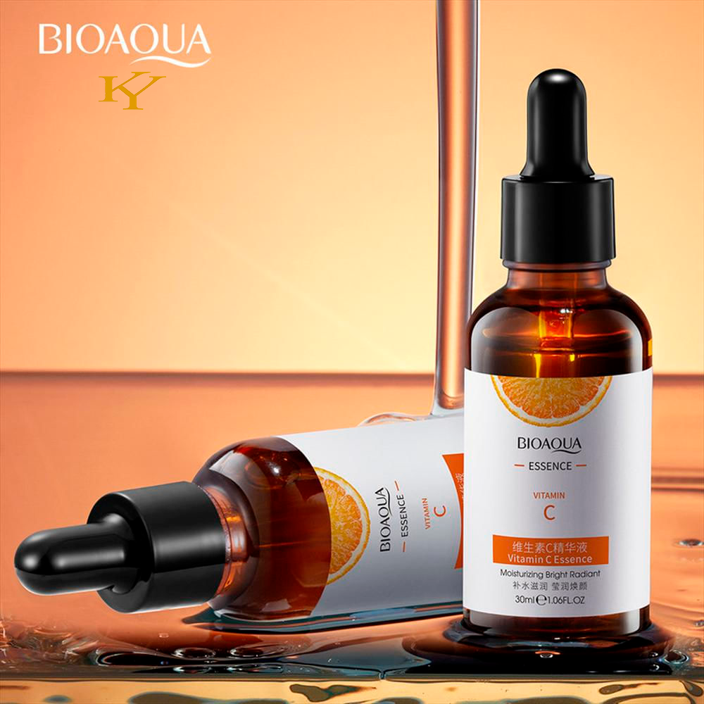 SERUM FACIAL BIOAQUA™ CON VITAMINA C | HIDRATACION & LUMINOCIDAD