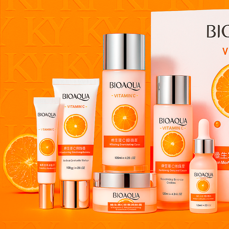 KIT DE LUJO | VITAMINA C BIOAQUA™  | CAJA DE LUJO CON 6 PRODUCTOS