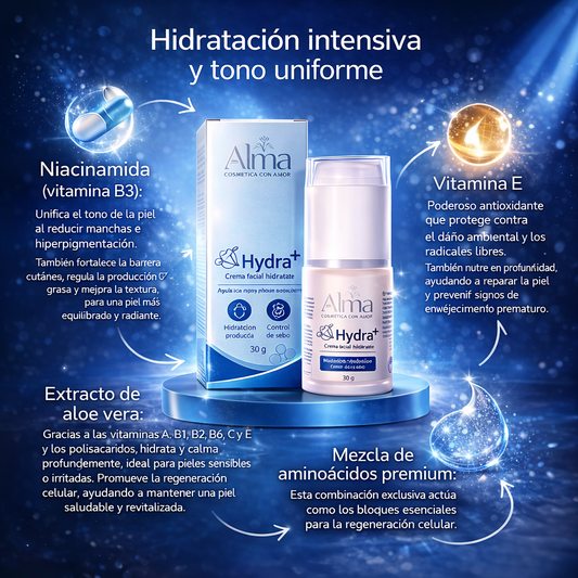 CREMA HIDRATANTE FACIAL HYDRA+™