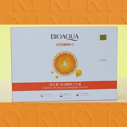 KIT DE LUJO | VITAMINA C BIOAQUA™  | CAJA DE LUJO CON 6 PRODUCTOS